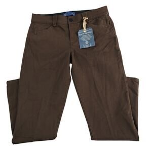 NWT Democracy ab technology jeans ankle length size 10 brown slim skinny